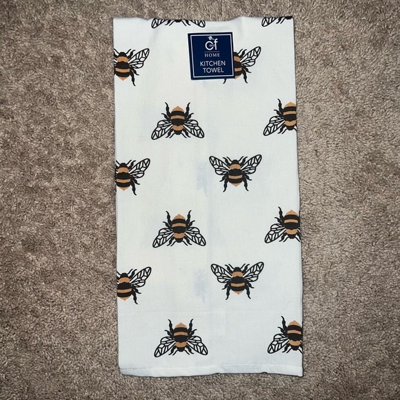 3/$25 🍄 Bumblebee Kitchen Towel 100% Cotton NWT - Picture 6 of 6